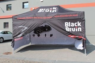 Black Bruin digiprinted tent