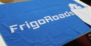 Frigoroads logolla pyyheliina