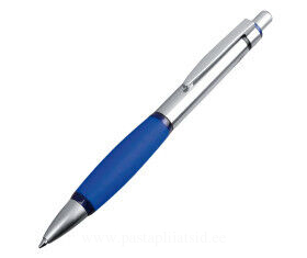 Metal pen with a  rubber grip