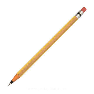 Artful plastic pencil